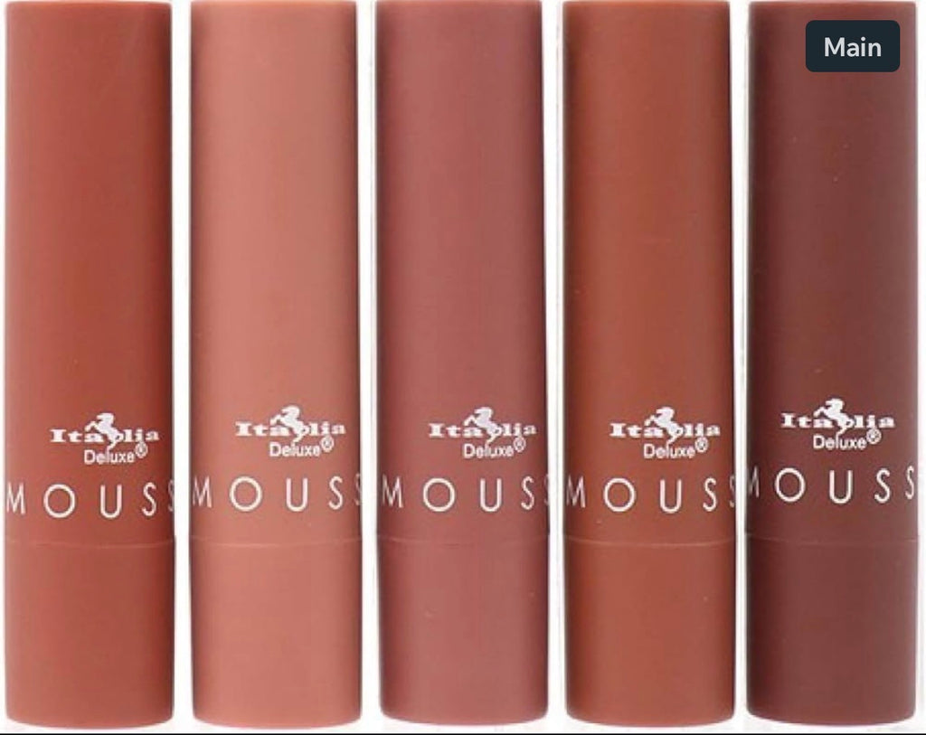 Italia Deluxe Top Five Mousse Matte Lipstick Set Send Nudes