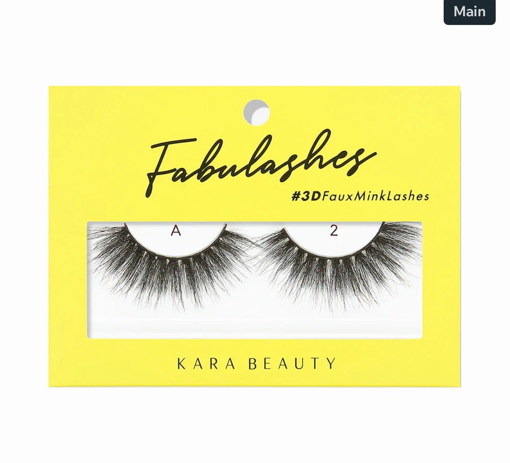 Kara beauty 3D Faux Mink False Eyelashes Style A2