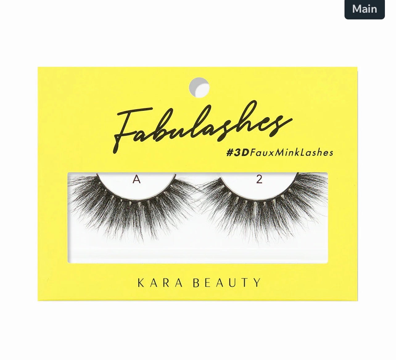 Kara beauty 3D Faux Mink False Eyelashes Style A2