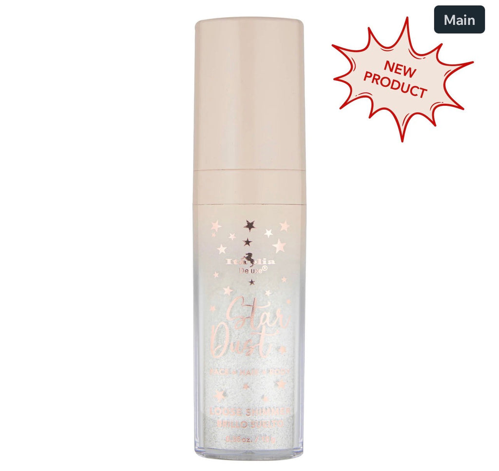 Italia deluxe Star Dust - Loose Shimmer for Face, Hair, & Body shade: starshine