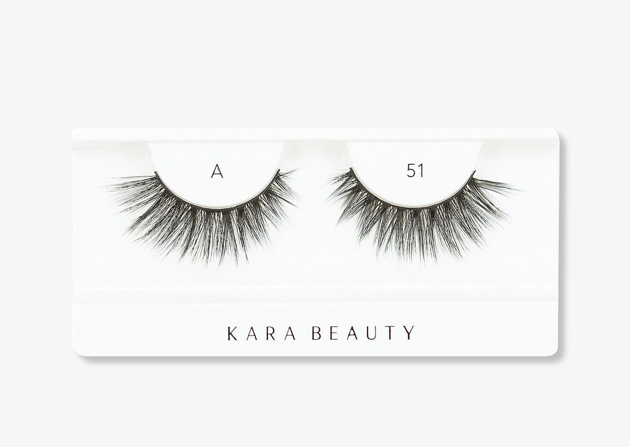 Kara beauty 3D Faux Mink False Eyelashes Style A51