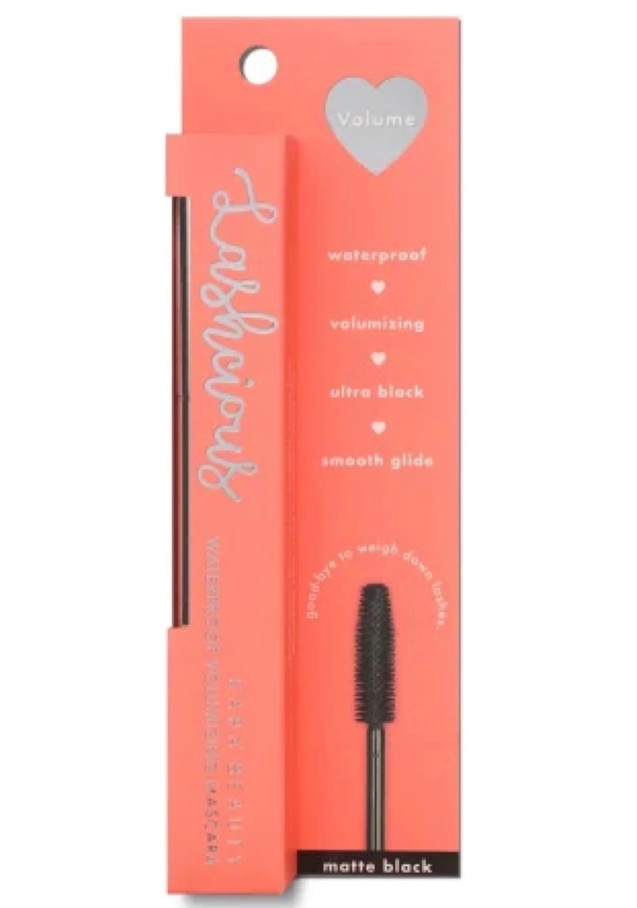 matte black waterproof volumizing mascara