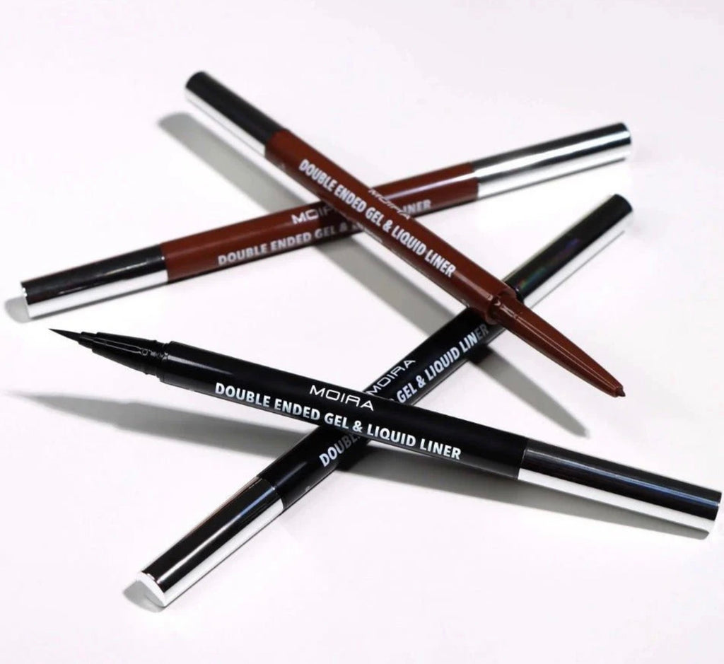 Moira Double Ended Gel & Liquid Eyeliner COLOR: BROWN