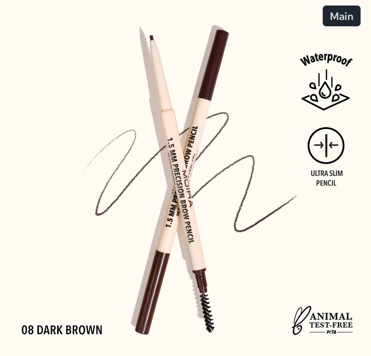 Moira eye brow dark brown