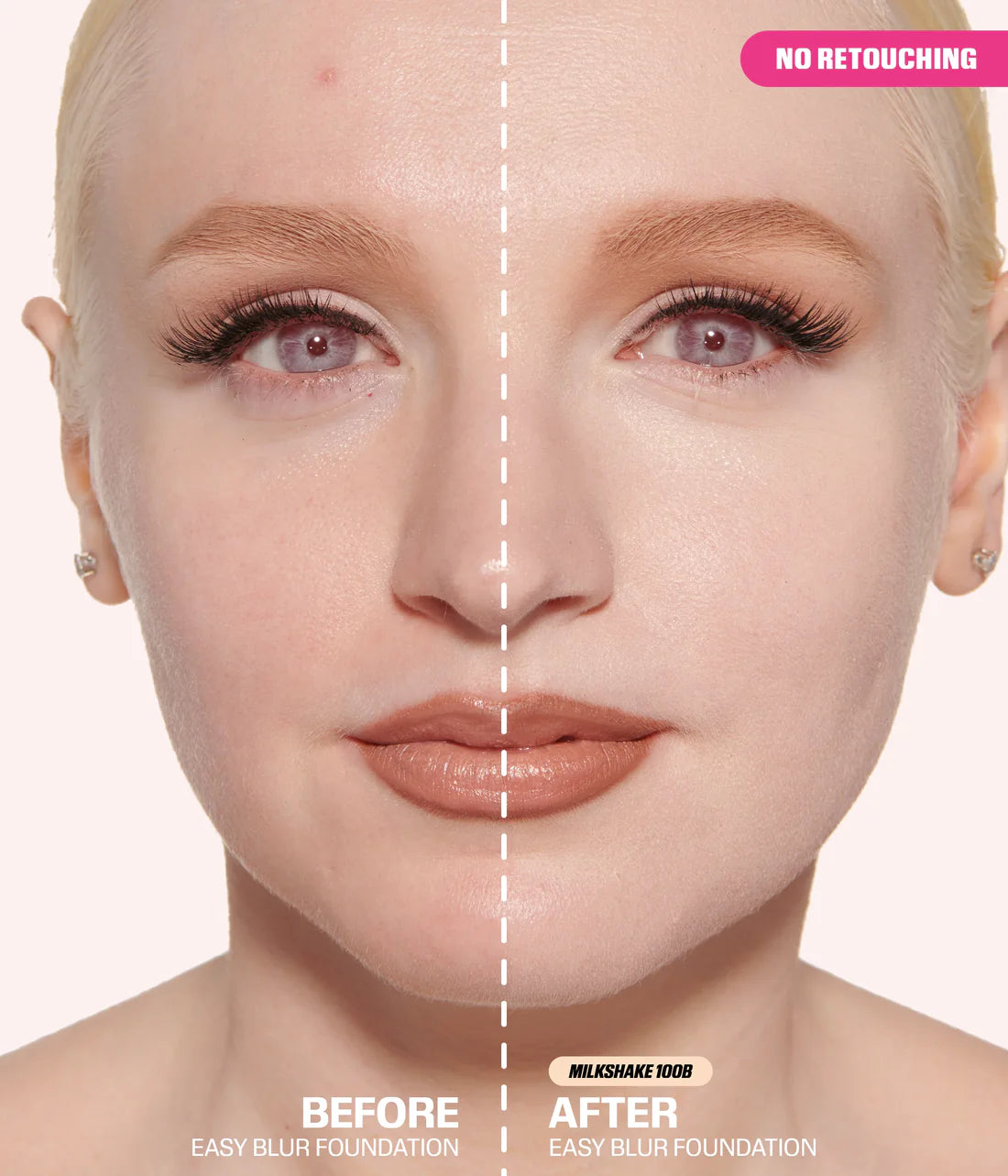 EASY BLUR NATURAL AIRBRUSH FOUNDATION WITH NIACINAMIDE   Milkshake 100B