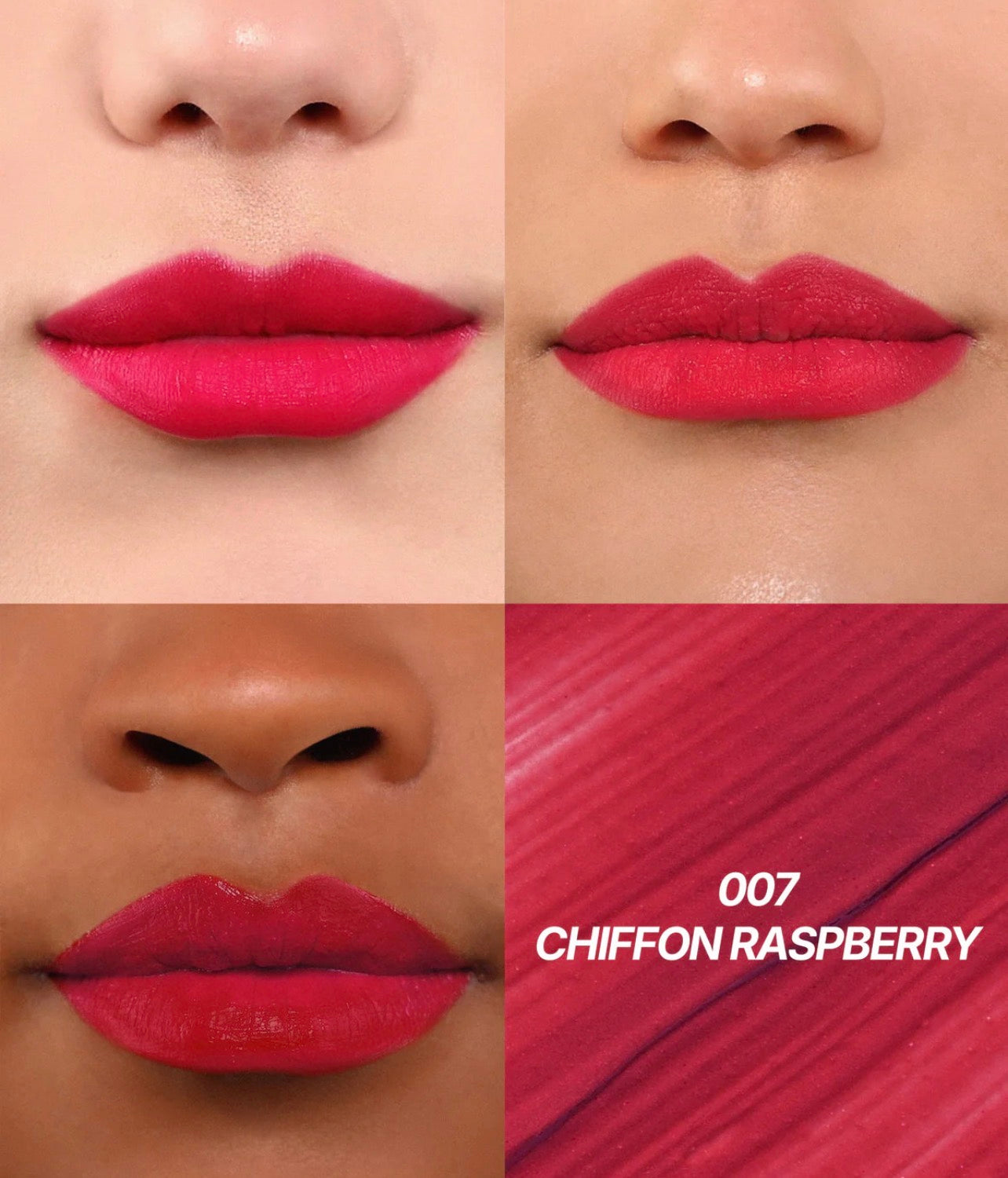 CUSHION KISS LIP CREAM (007, CHIFFON RASPBERRY)