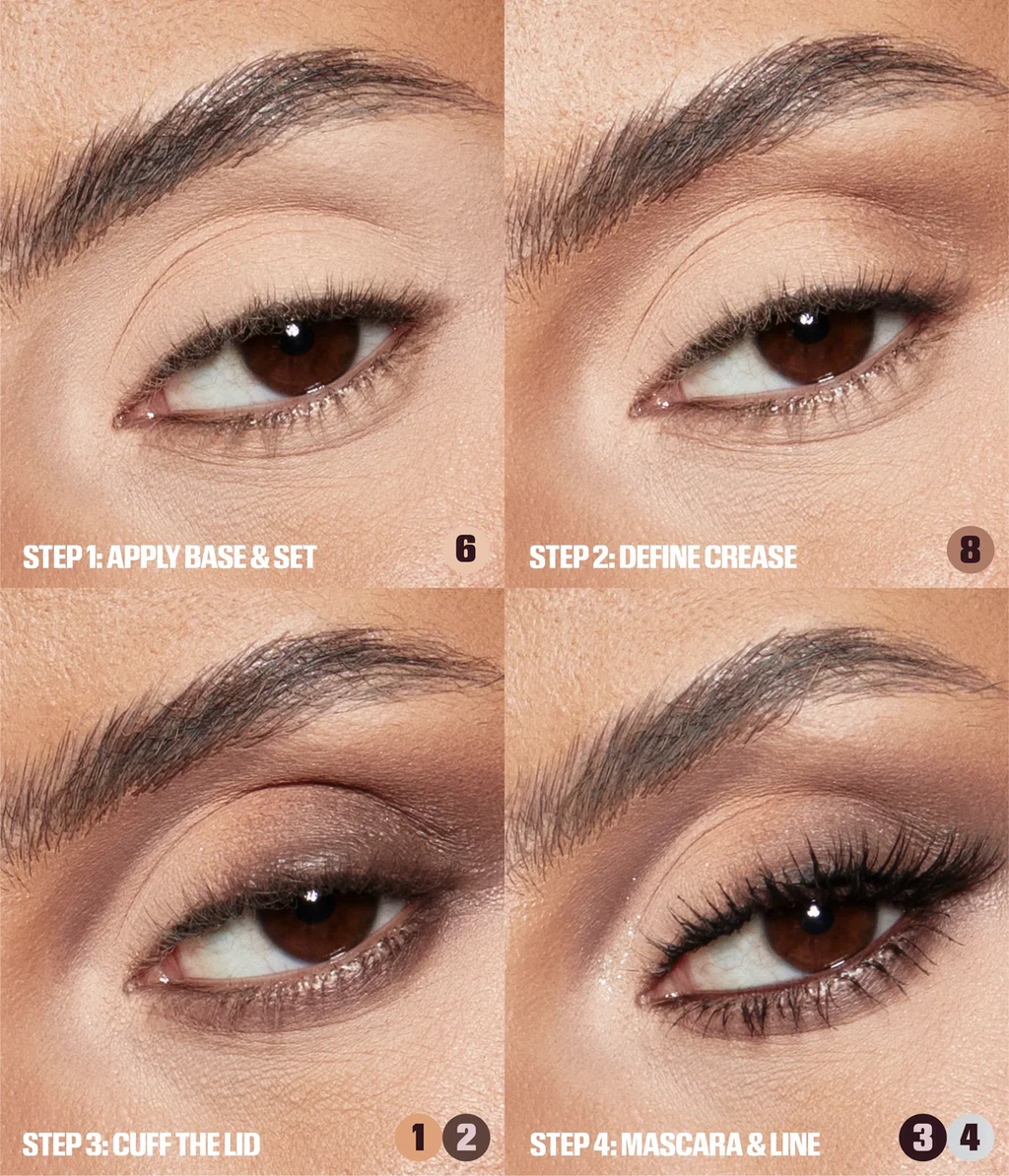 Huda Beauty CREAMY OBSESSIONS EYESHADOW PALETTE Neutral Brown