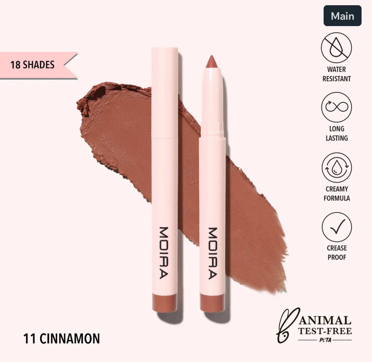 Moira AT GLANCE STICK SHADOW (011, CINNAMON)