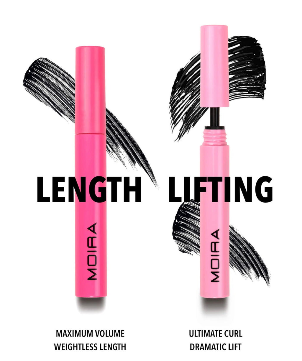Moira MAXIMUM VOLUME & LIFTING MASCARA (002, JET BLACK)