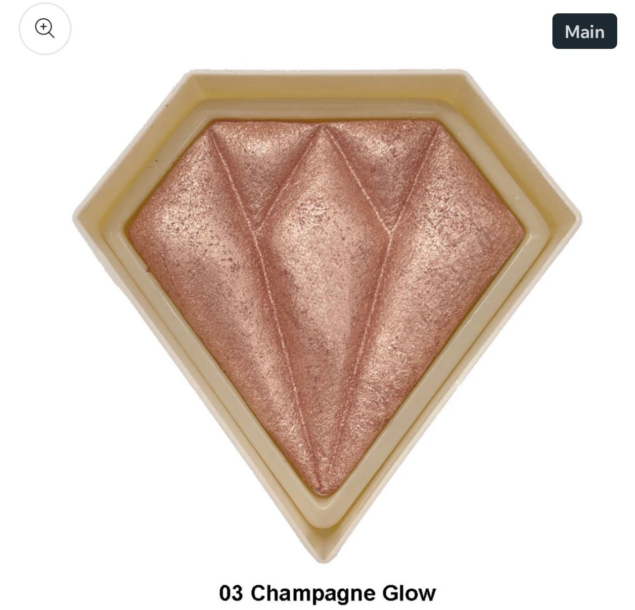 Diamond Glow Highlighter champagne glow