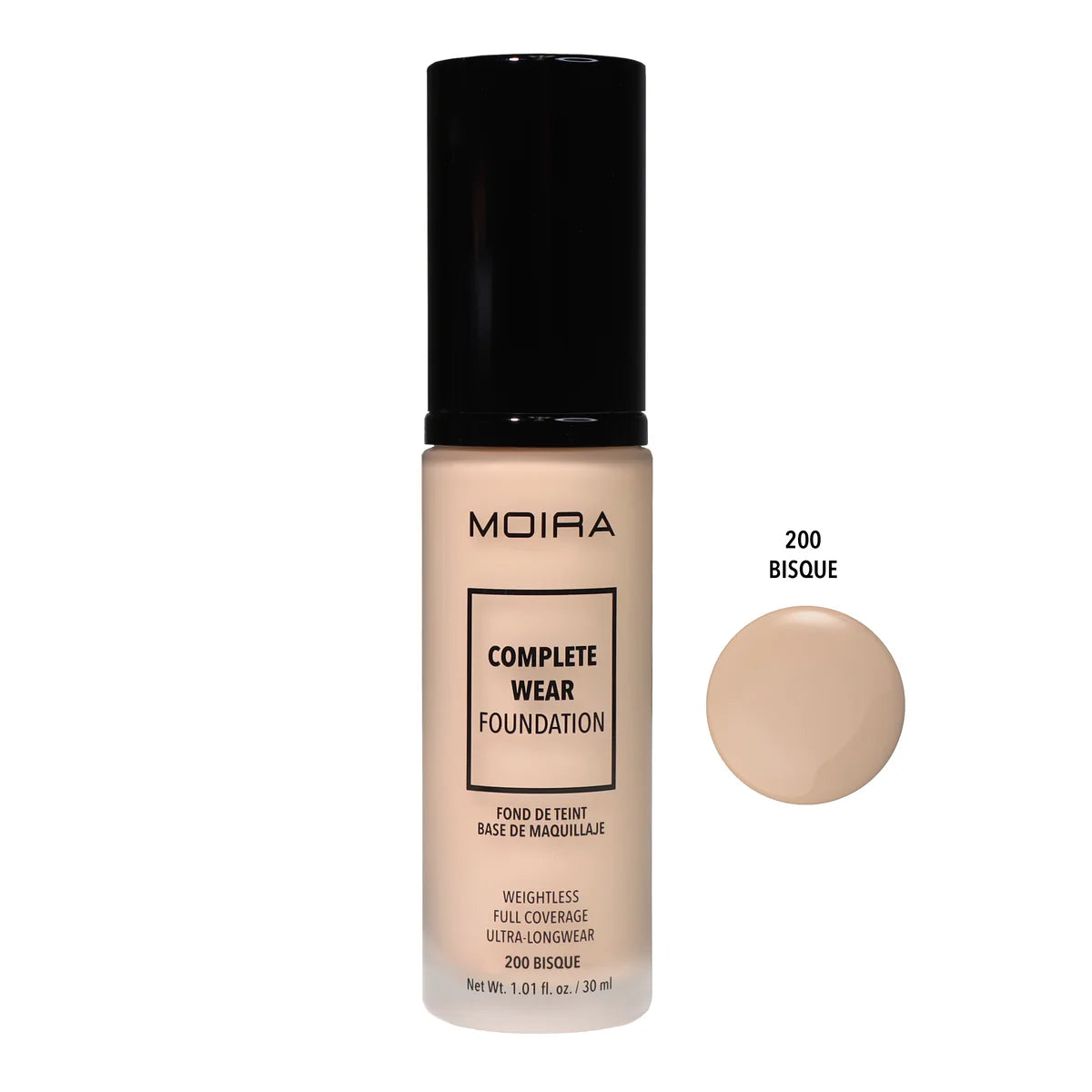 Moira COMPLETE WEAR™ FOUNDATION (200, BISQUE)