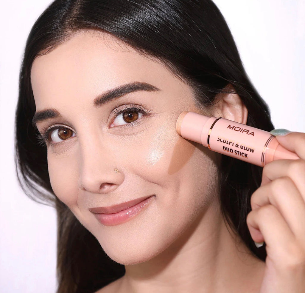 Moira Sculpt & Glow Duo Stick COLOR: 500 BEACH HAPPY