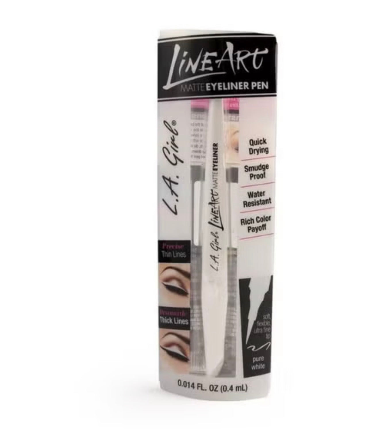 La girl Line Art Matte Eyeliner 715 Pure White