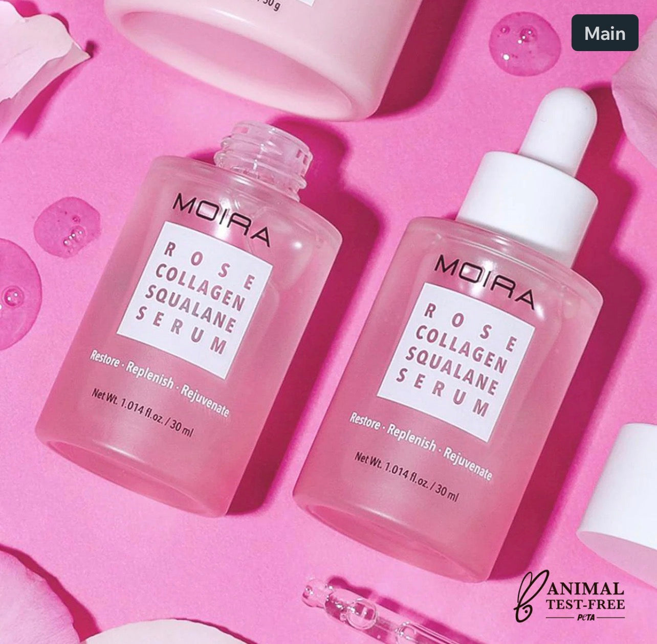 Moira ROSE COLLAGEN SQUALANE SERUM