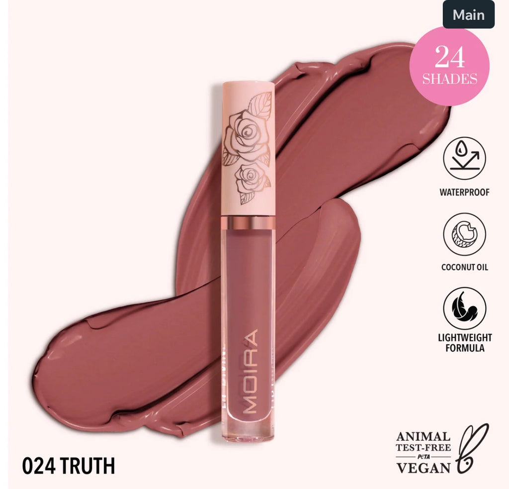 Moira LIP DIVINE LIQUID LIPSTICK (024, TRUTH)