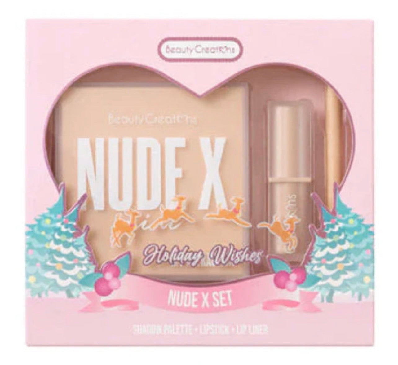 Beauty creations Holiday Wishes" Nude X Set