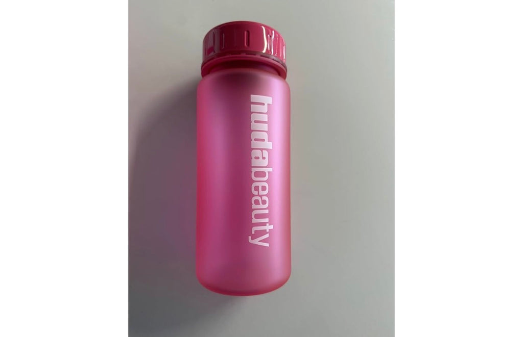 Huda Beauty Water Bottle, Pink, 550ml Capacity - PINK
