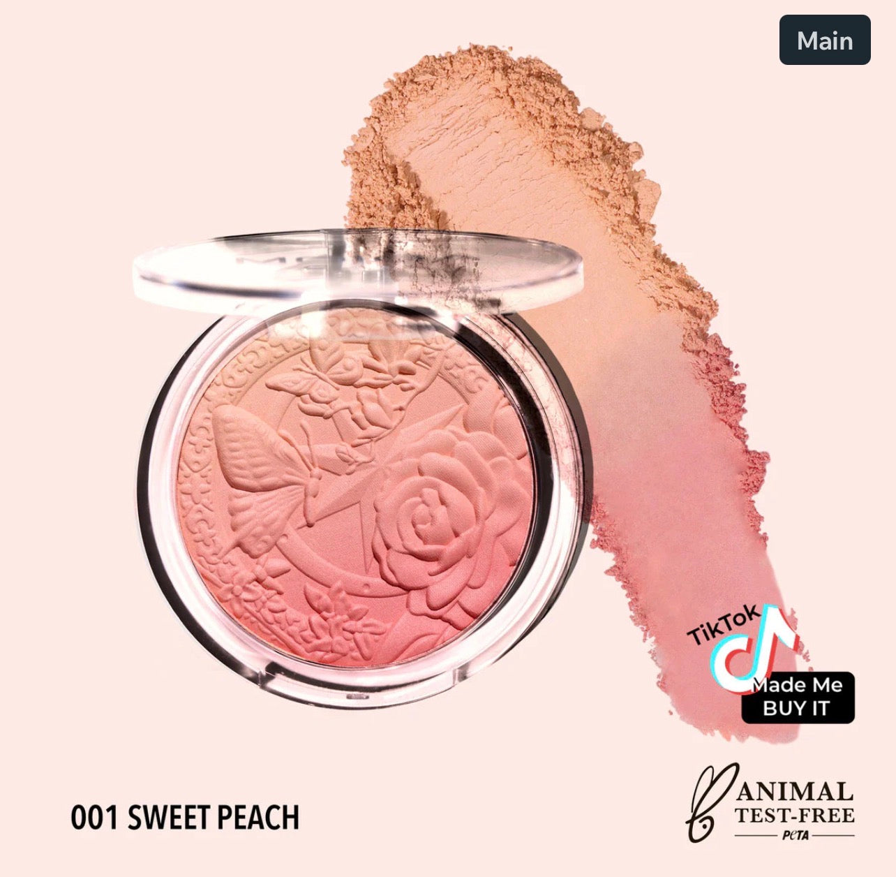 Moira SIGNATURE OMBRE BLUSH (001, SWEET PEACH)