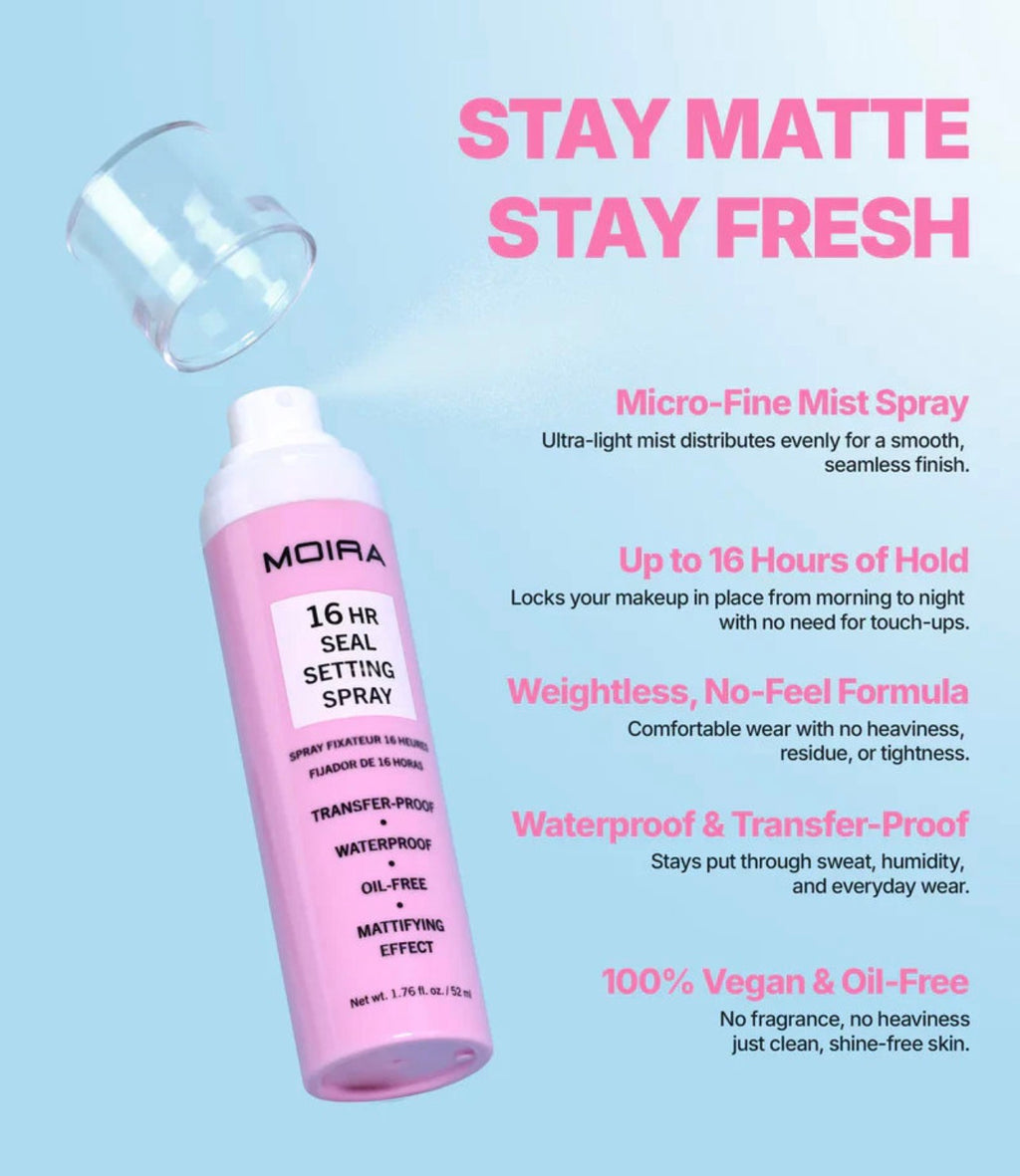 MOIRA- 16HRS SEAL- SETTING SPRAY