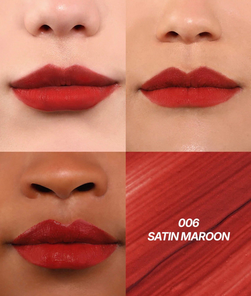 CUSHION KISS LIP CREAM (006, SATIN MAROON)