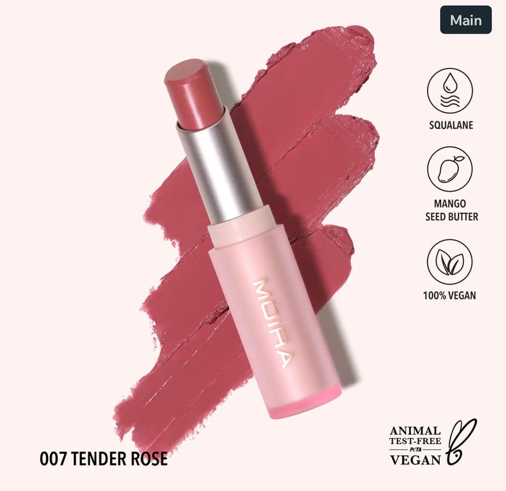 Moira SIGNATURE LIPSTICK (007, TENDER ROSE)