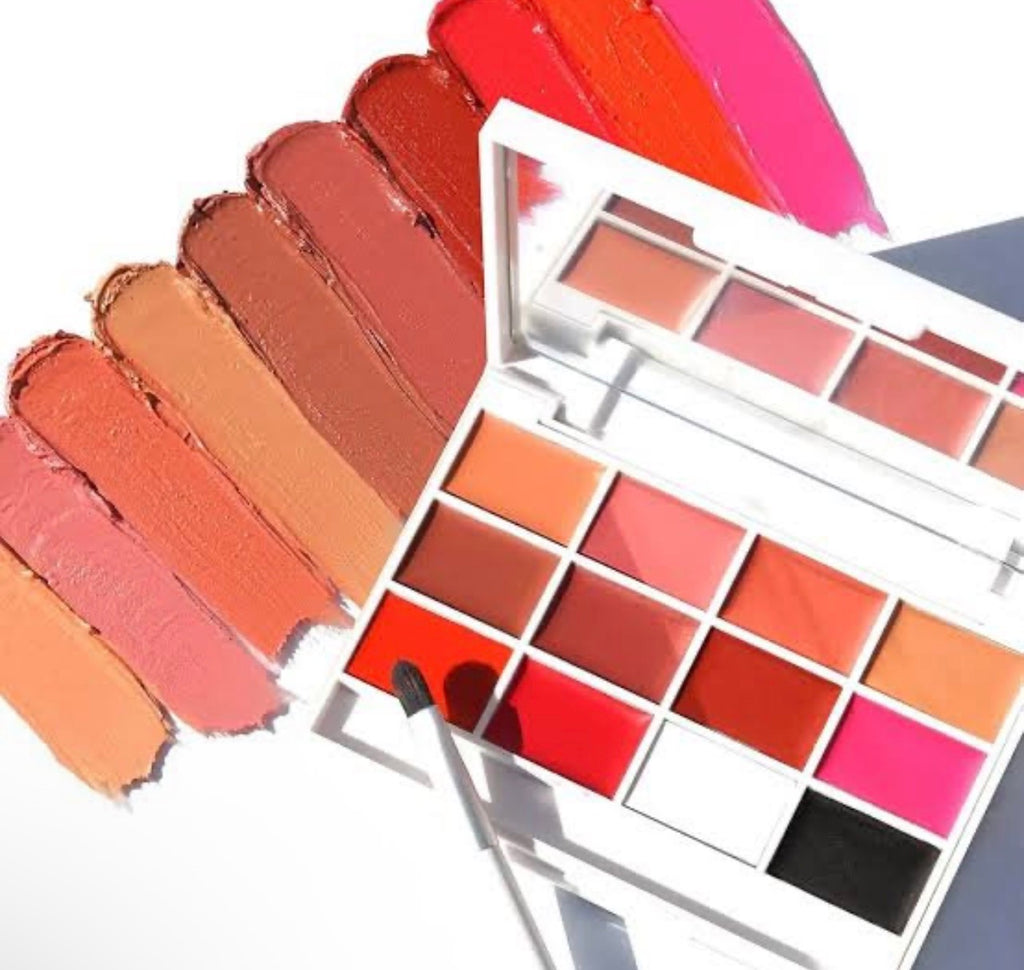 KARA BEAUTY MUA Matte 12 Shades Lip Palette