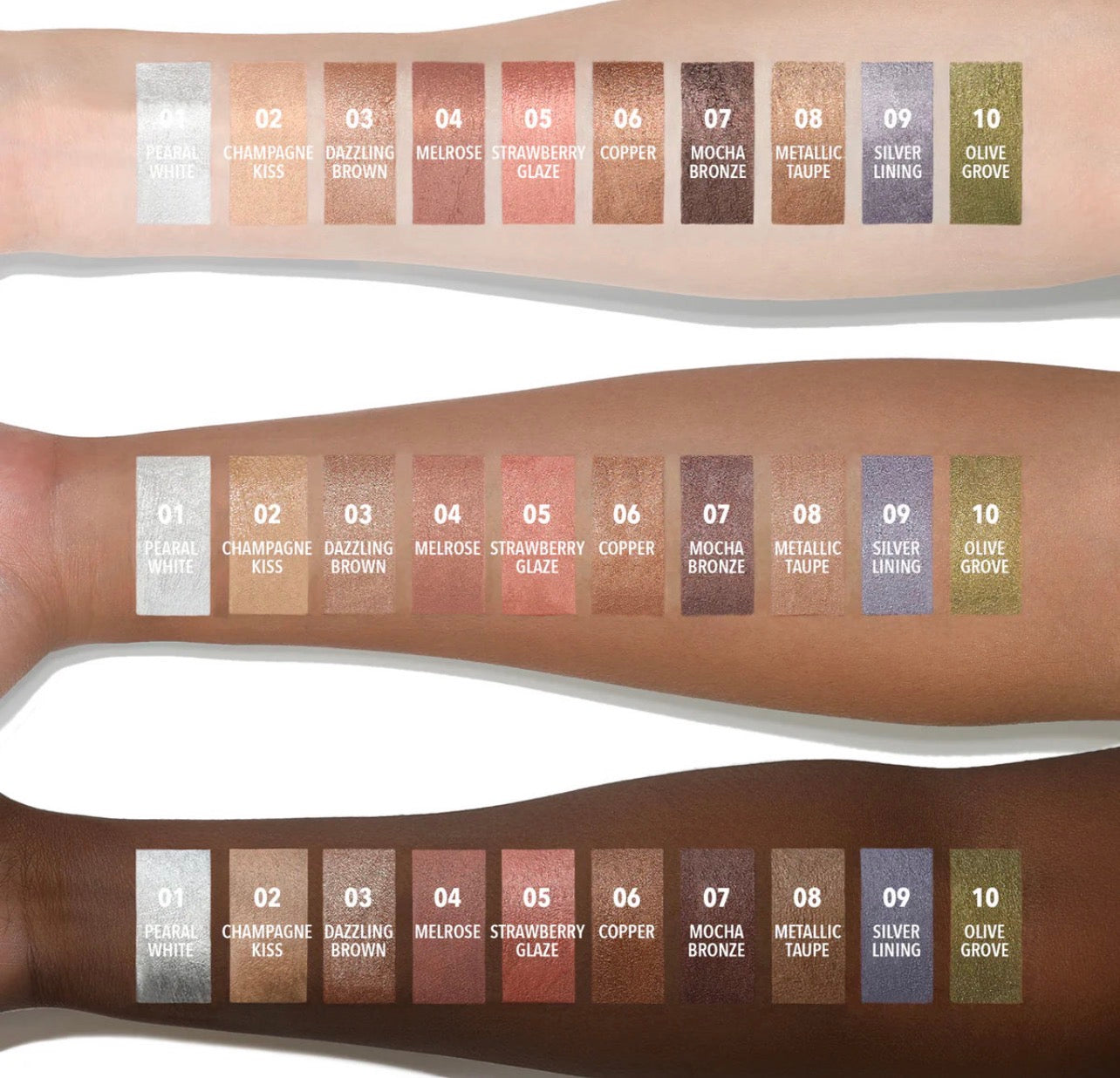 Moira EVERLUST SHIMMER CREAM SHADOW (007, MOCHA BRONZE)