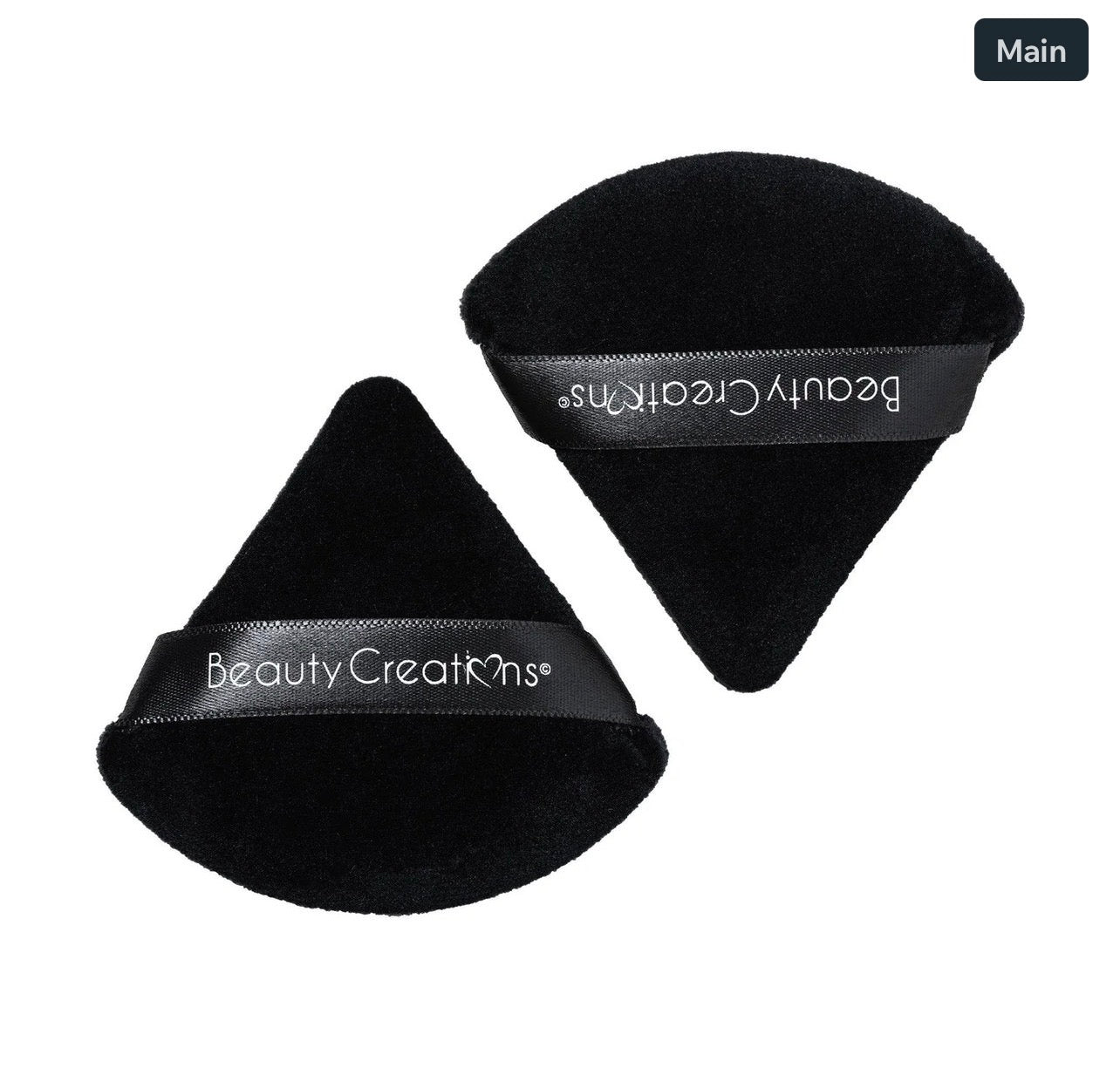 Beauty creations PUFF PUFF SET (2 PIECES) black