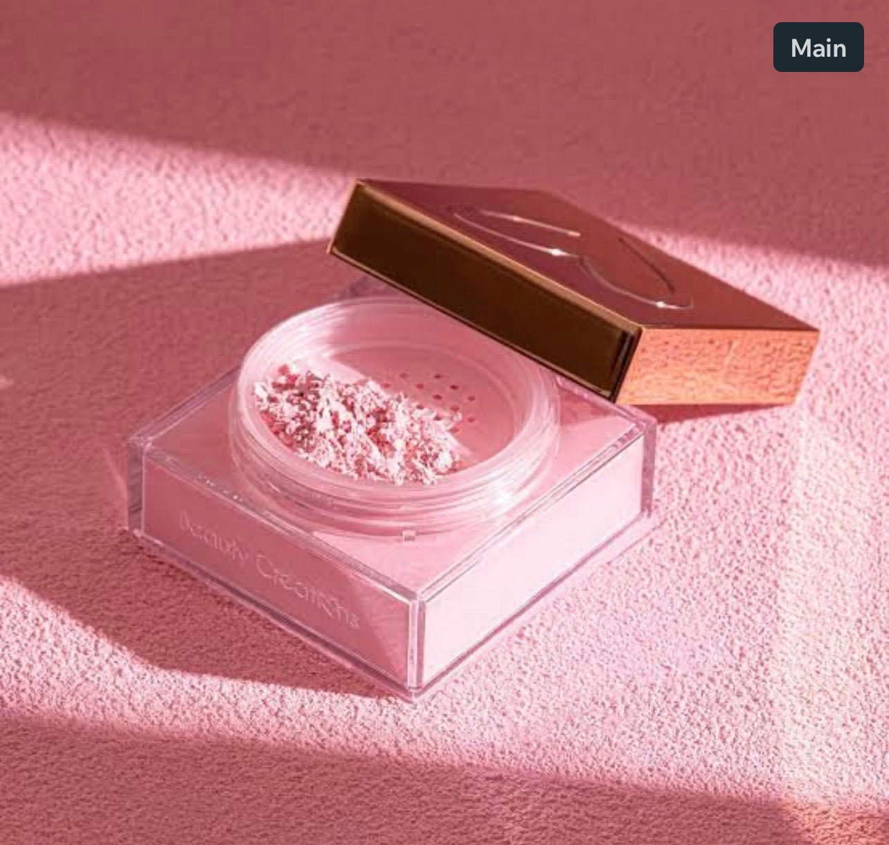 Beauty creations loose powder pink