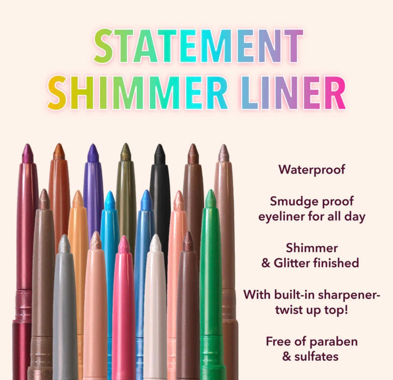 MOIRA- STATEMENT SHIMMER LINER (017, SKY BLUE)