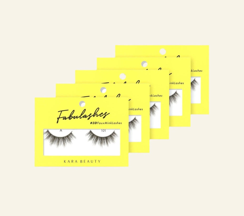 Kara beauty 3D Faux Mink False Eyelashes Style a 101