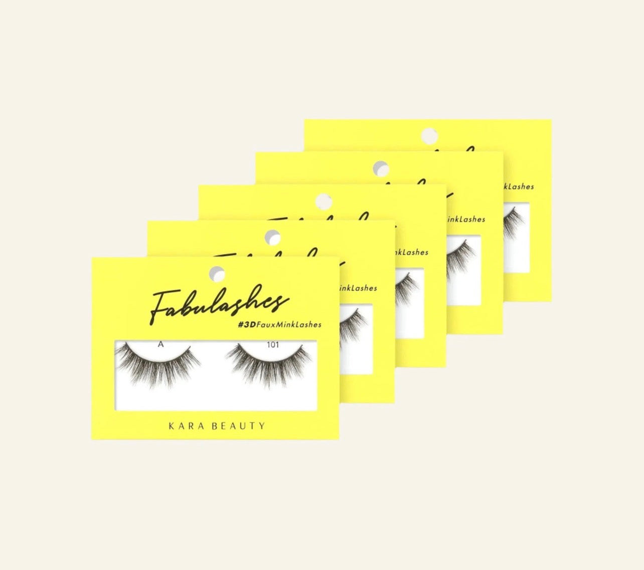 Kara beauty 3D Faux Mink False Eyelashes Style a 101
