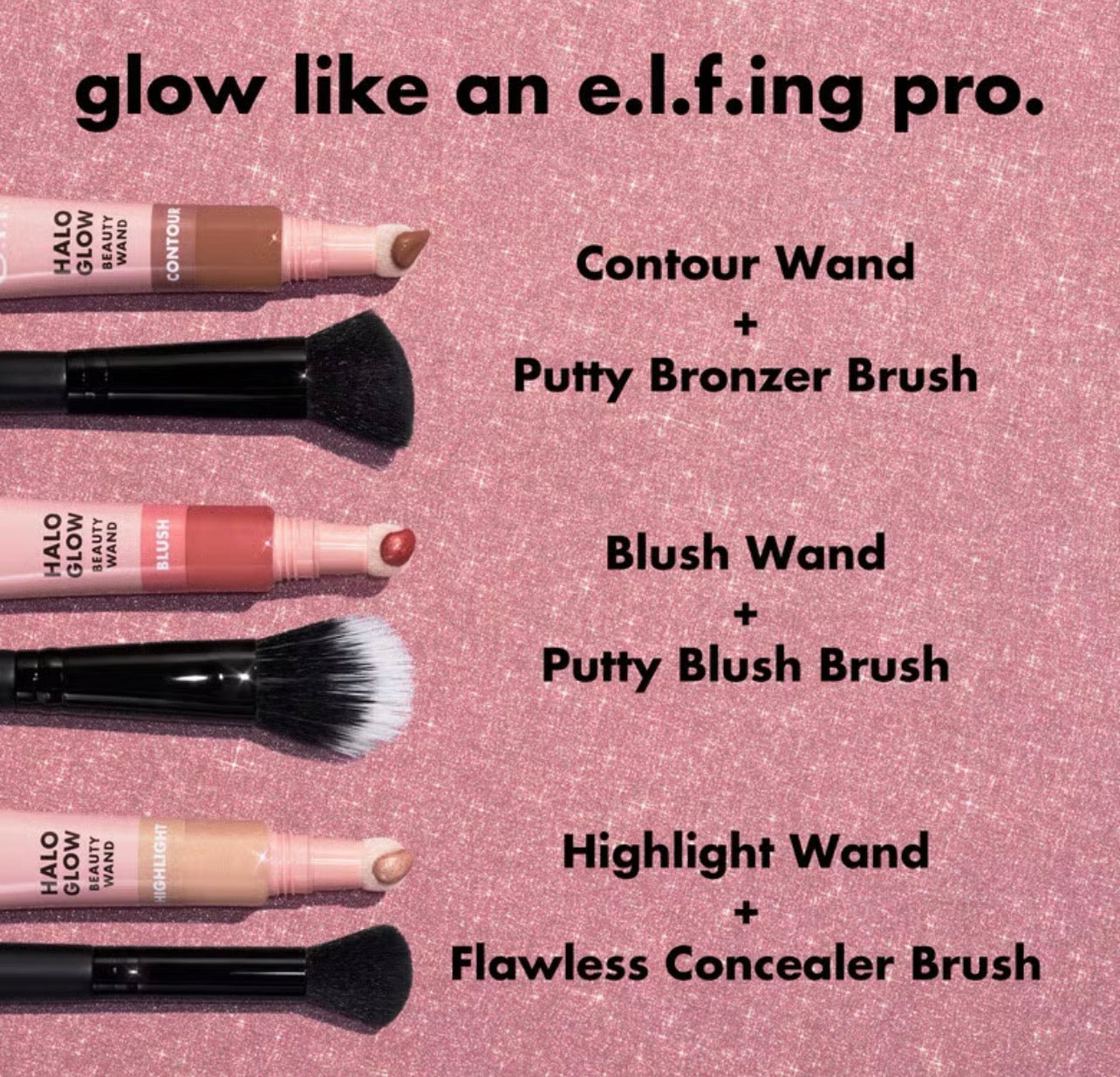 Elf Halo Glow Blush Beauty Wand Rosé You Slay
