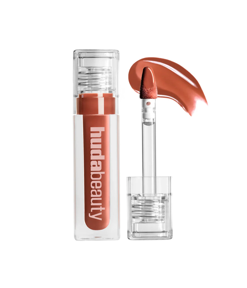 Huda Beauty FAUX FILLER EXTRA SHINE LIP GLOSS foxy