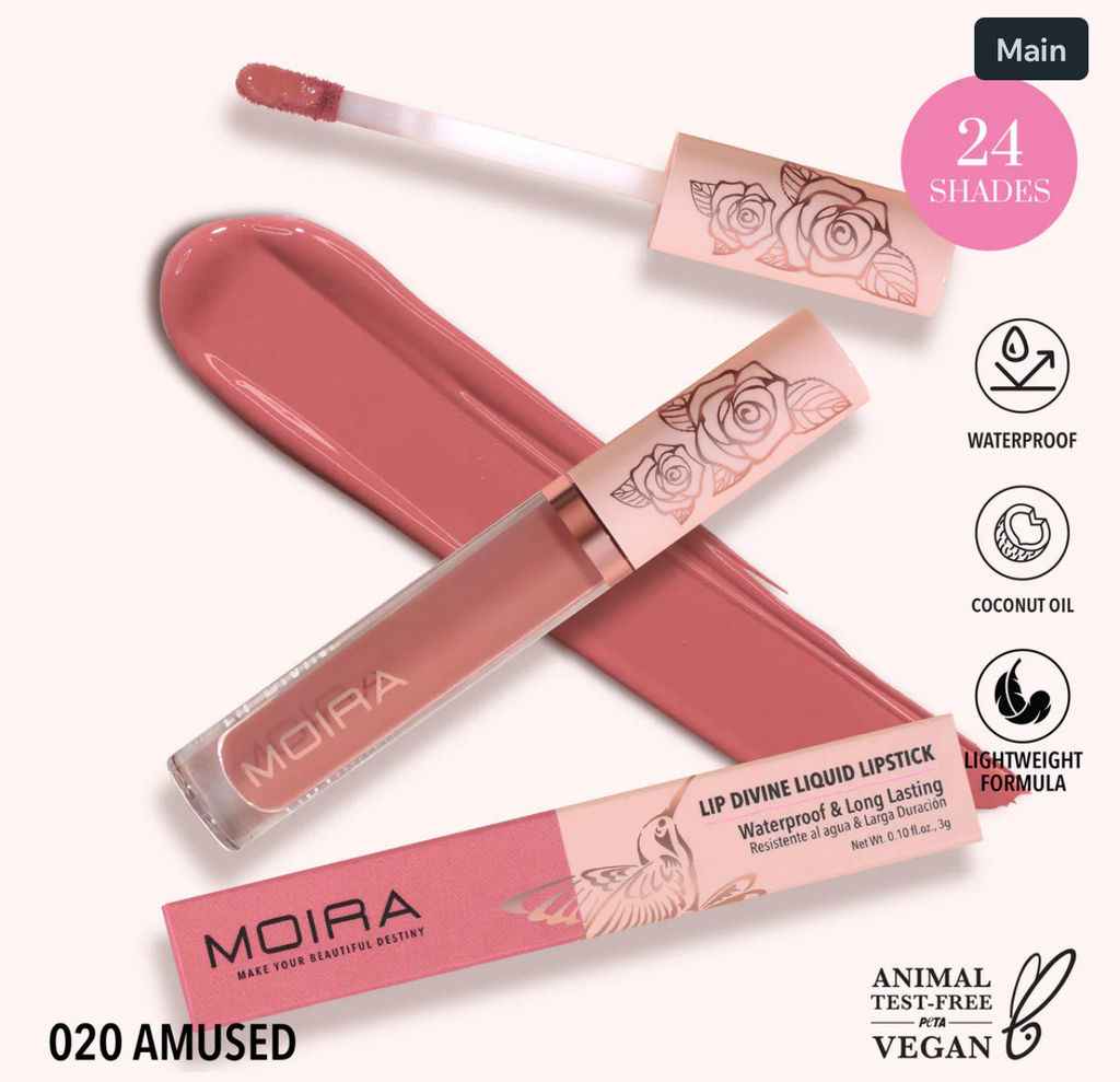 Moira LIP DIVINE LIQUID LIPSTICK (020, AMUSED)