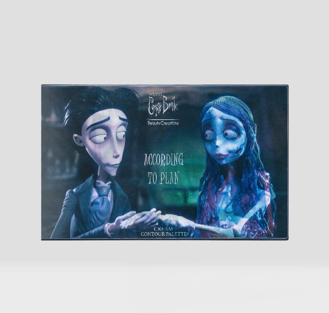 TIM BURTON'S CORPSE BRIDE X BEAUTY CREATIONS ACCORDING TO PLAN CREAM CONTOUR PALLET
