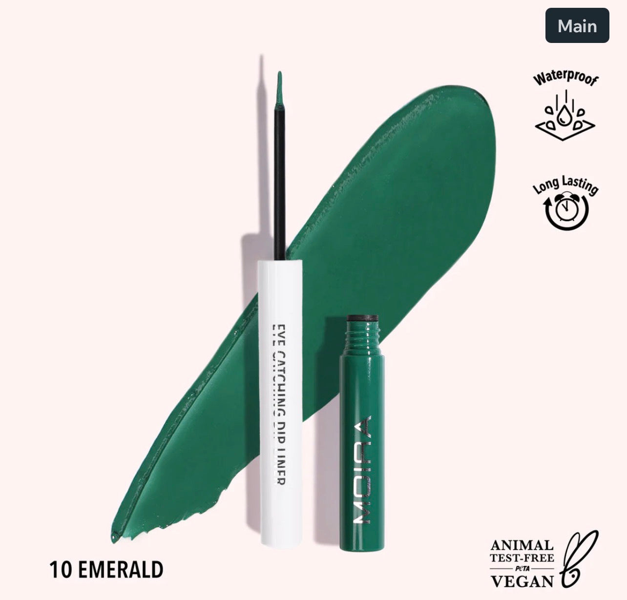 Moira EYE CATCHING DIP LINER (010, EMERALD)