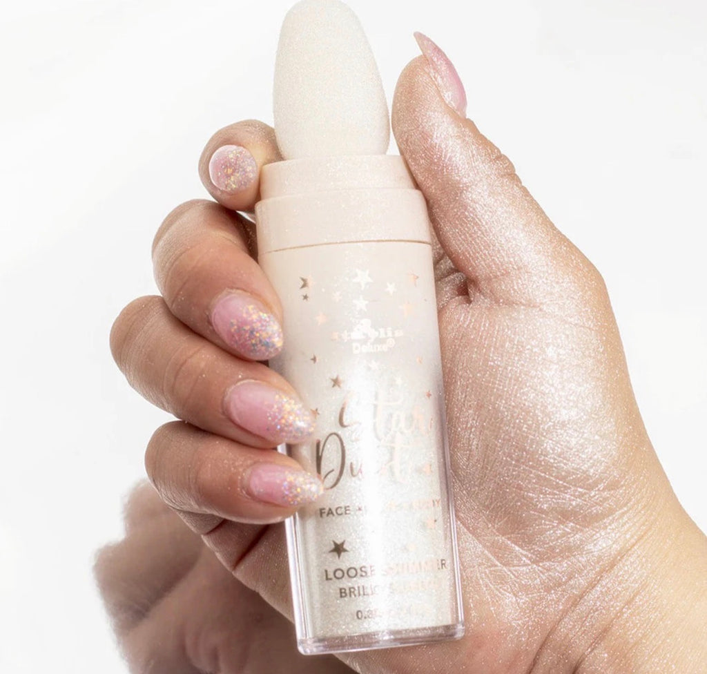 Italia deluxe Star Dust - Loose Shimmer for Face, Hair, & Body shade: starshine