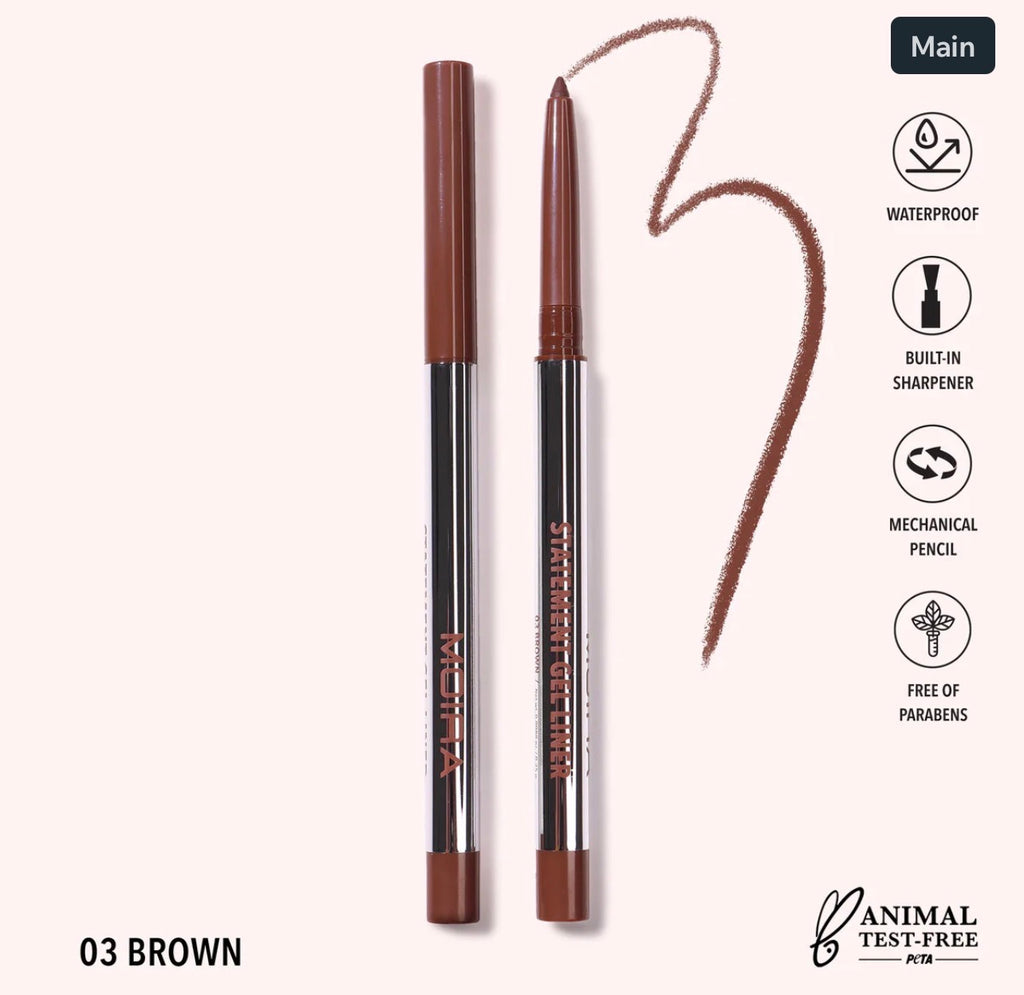 Moira STATEMENT GEL LINER (003, BROWN)