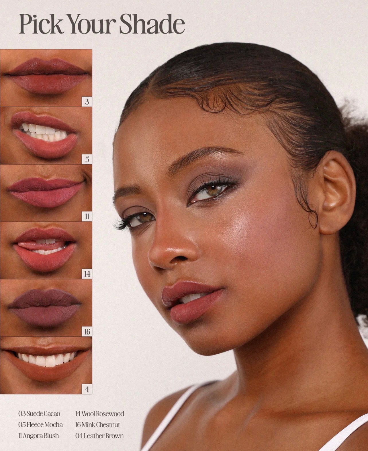 CUSHION KISS LIP CREAM (003, SUEDE CACAO)