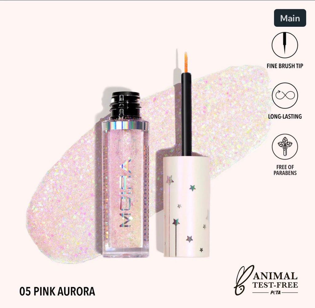 Moira GLITTER GLITTER LINER (005, PINK AURORA)