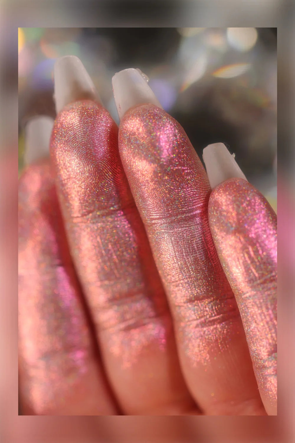 HOLOGRAPHIC MULTICHROME LIQUID GLITTER EYESHADOW - BLOSSOM