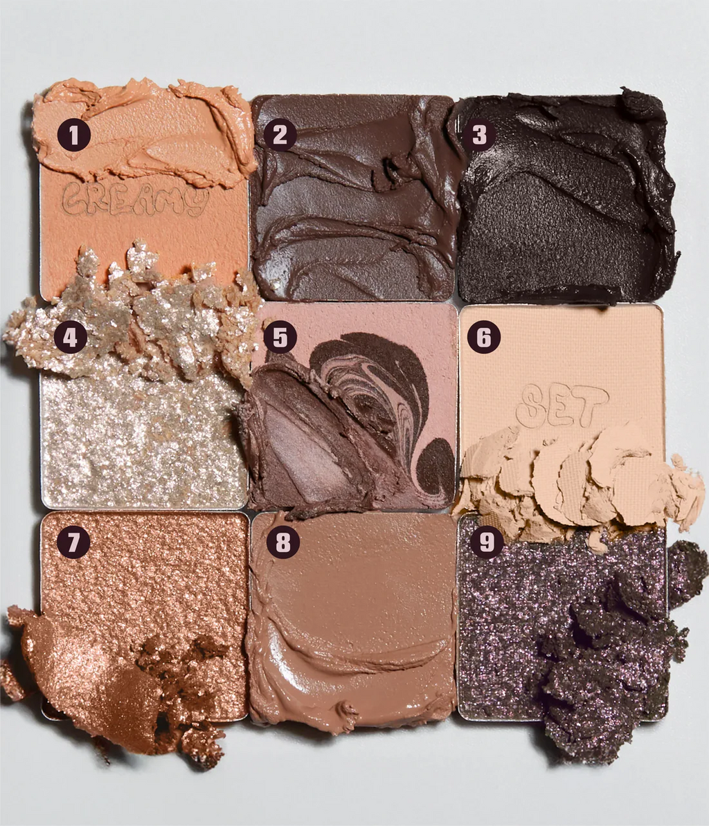Huda Beauty CREAMY OBSESSIONS EYESHADOW PALETTE Neutral Brown