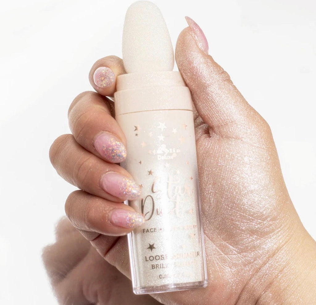 Italia dulex Star Dust - Loose Shimmer for Face, Hair, & Body  shade :super star