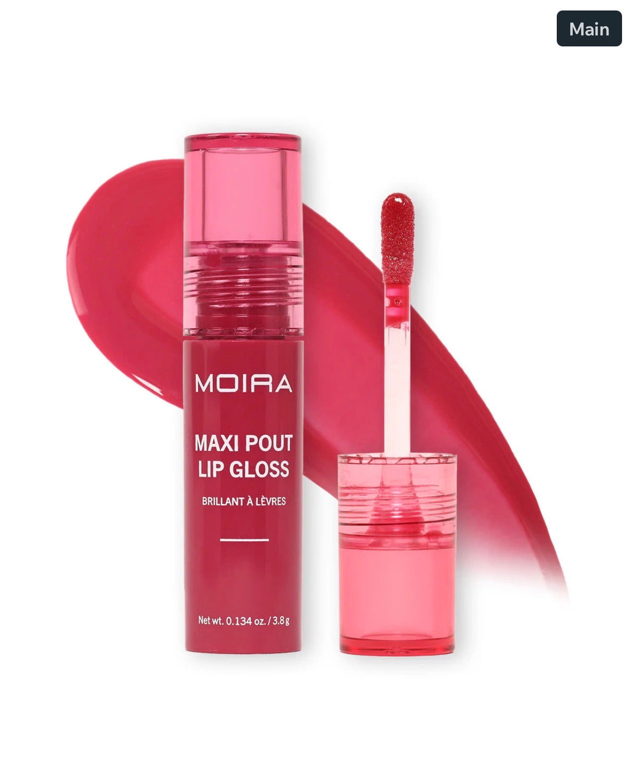 Moira MAXI POUT LIP GLOSS (012, CRIMSON)