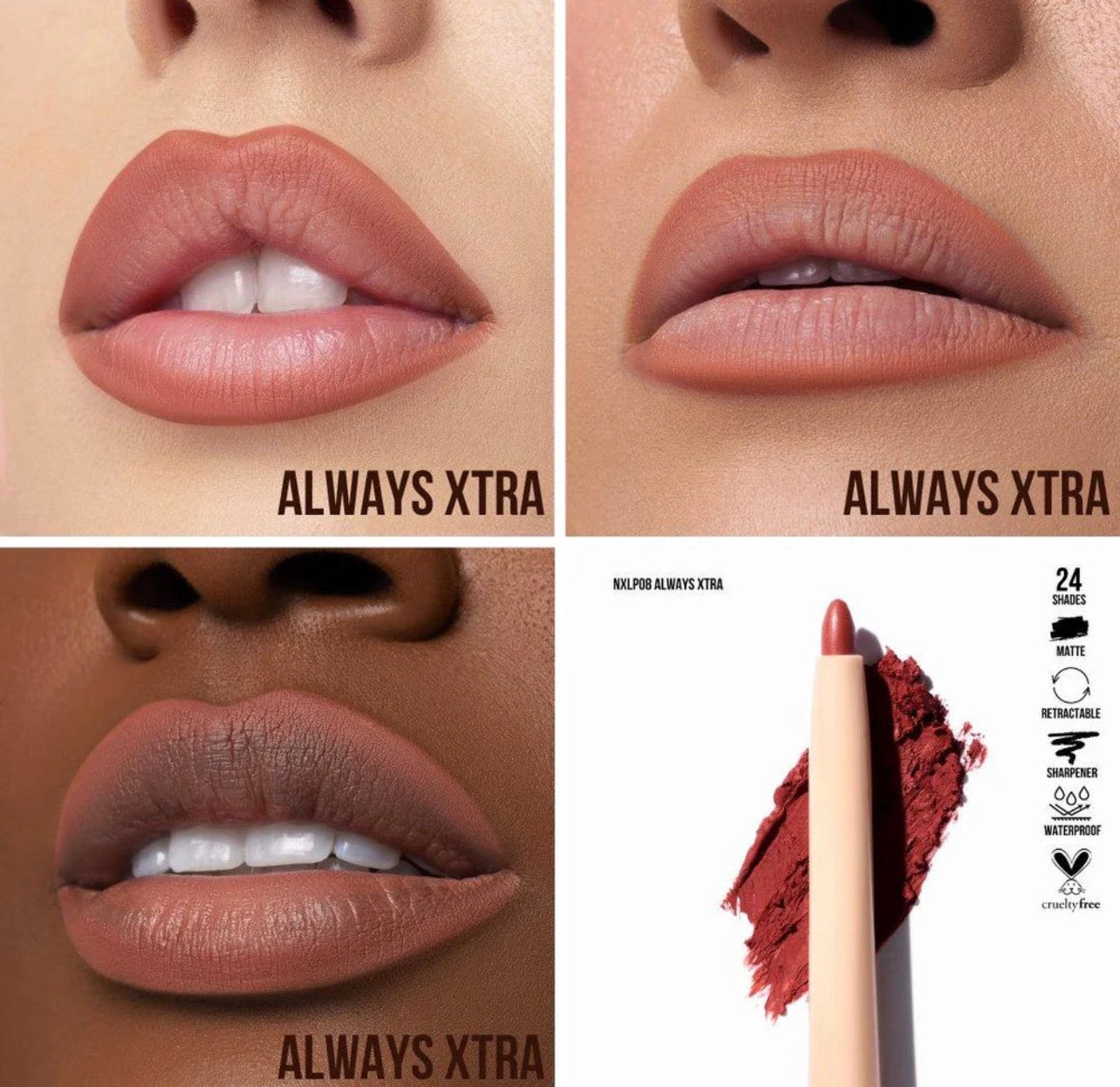 Beauty Creations NUDE X LIP LINER Always Xtra