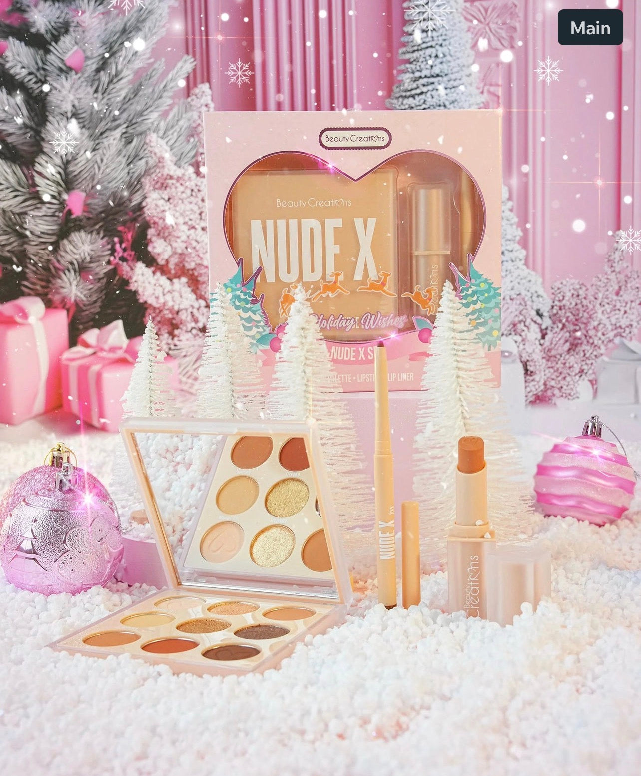Beauty creations Holiday Wishes" Nude X Set
