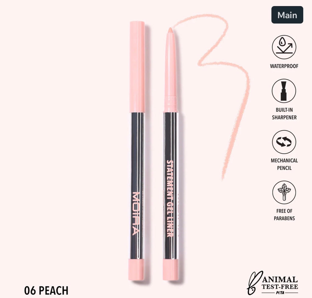 Moira STATEMENT GEL LINER (006, PEACH)