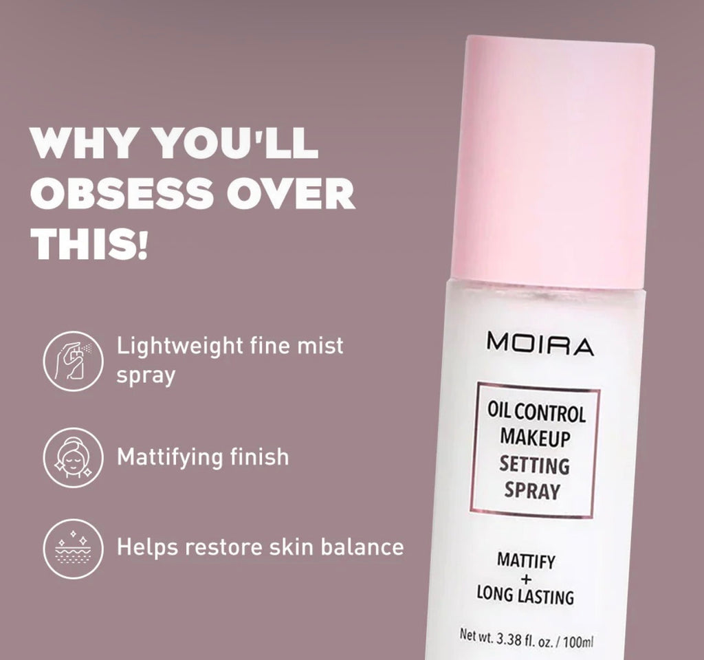 Moira Beauty Oil Control Makeup Setting Spray