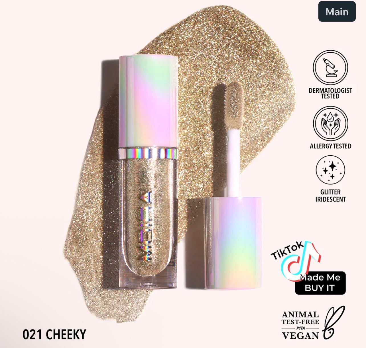 Moira DIAMOND DAZE LIQUID SHADOW (021, CHEEKY)
